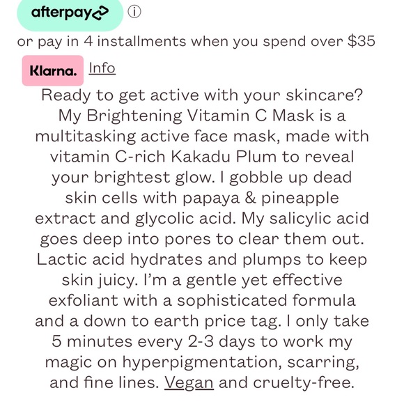 NWT Frank Body Brighting Vitamin C Mask 50ml - Picture 4 of 4